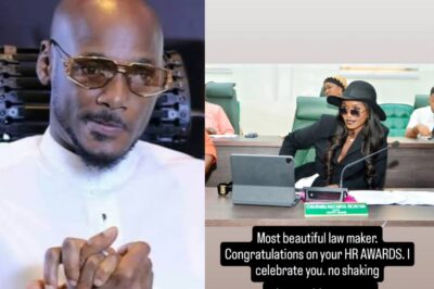 “Most beautiful lawmaker” Singer, Tuface Idibia hails his woman Hon. Natasha Osawaru as he congratulates her